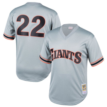 Will Clark San Francisco Giants gray Cooperstown jersey