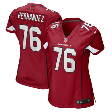 Will Hernandez Arizona Cardinals Game jersey