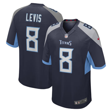 Will Levis Tennessee Titans navy jersey