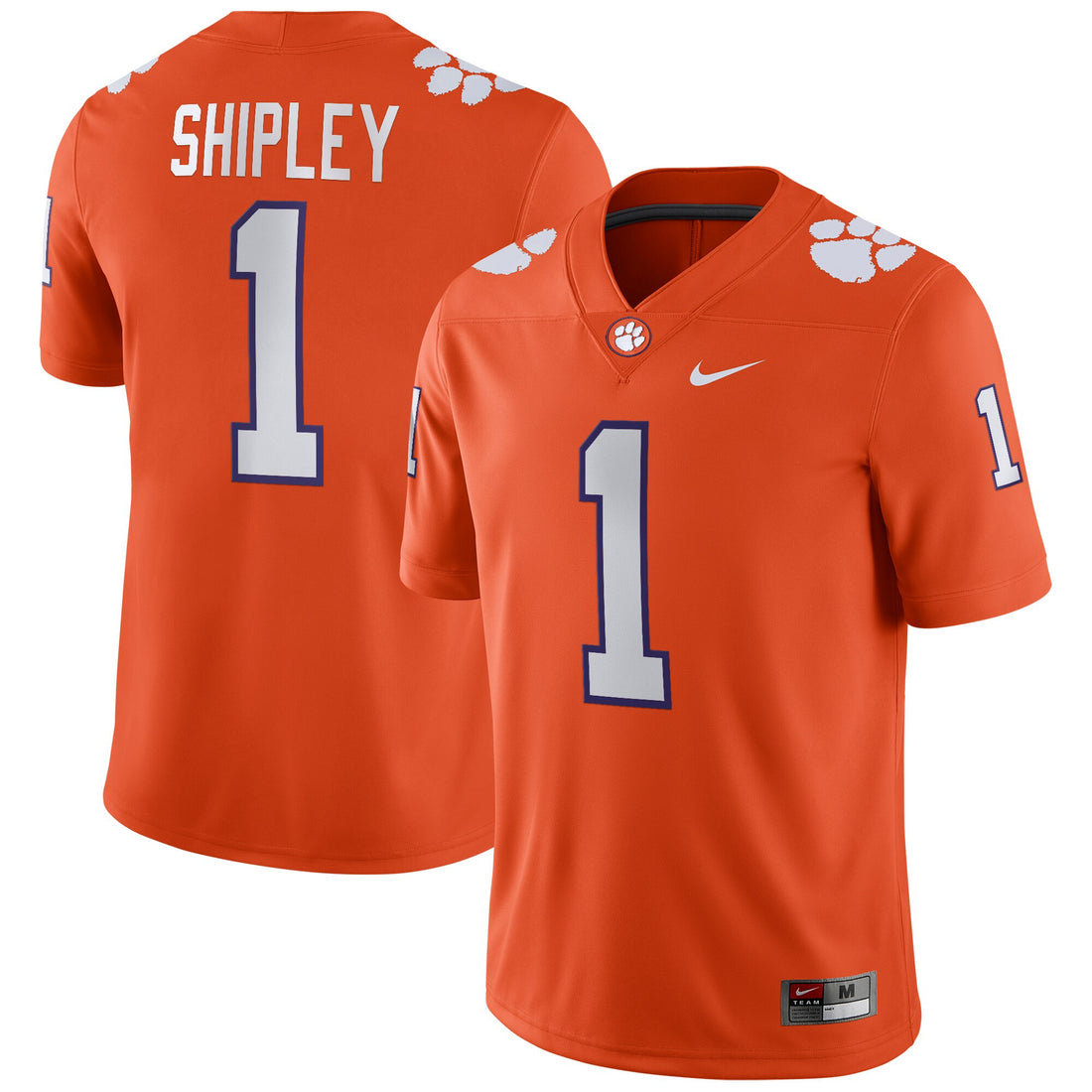 Will Shipley Clemson Tigers orange jersey