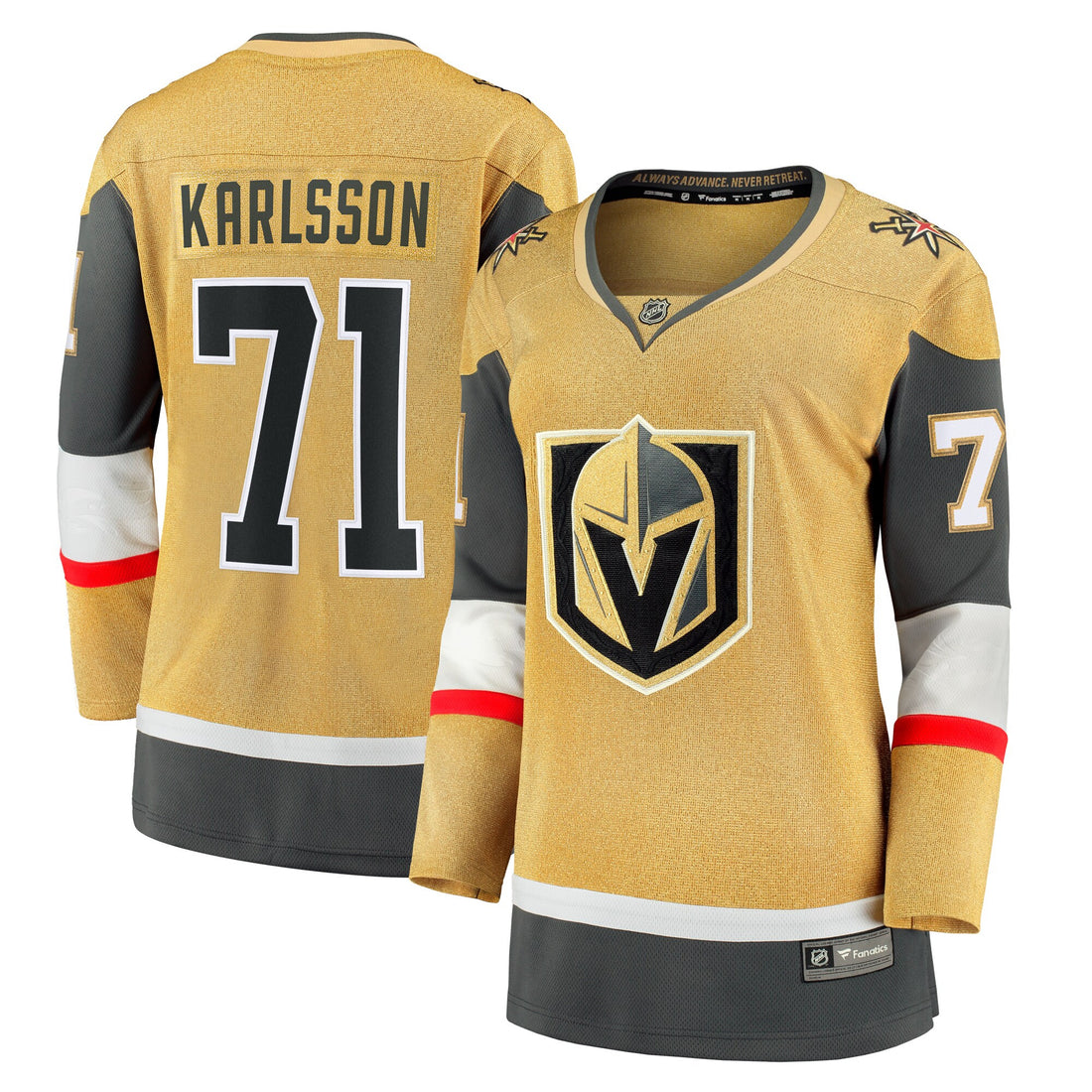 William Karlsson Vegas Golden Knights gold Home jersey