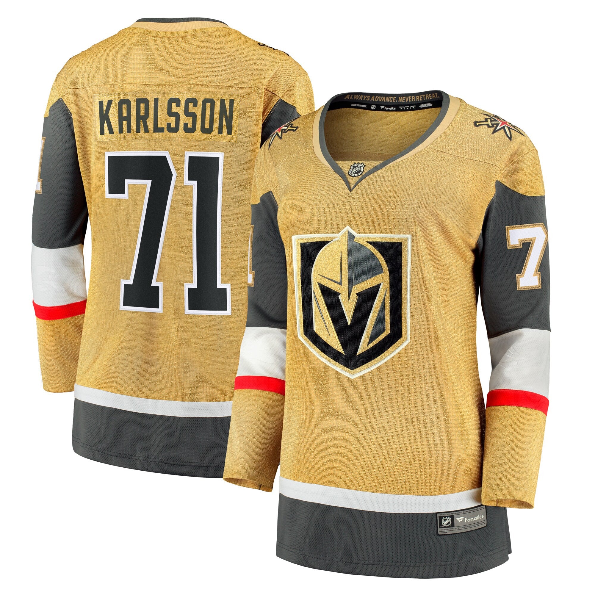 William Karlsson Vegas Golden Knights gold Home jersey