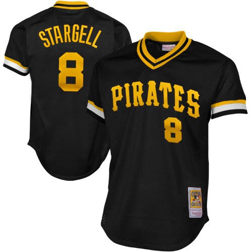 Stargell Pittsburgh Pittsburgh Pirates black Cooperstown jersey