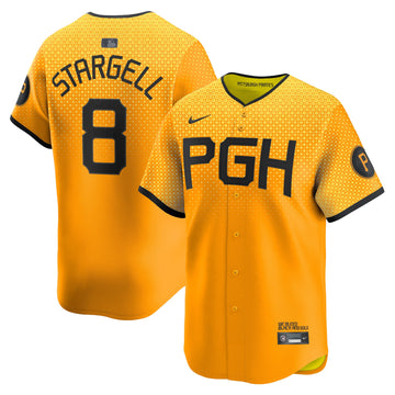 Stargell Pittsburgh Pittsburgh Pirates gold City Connect jersey