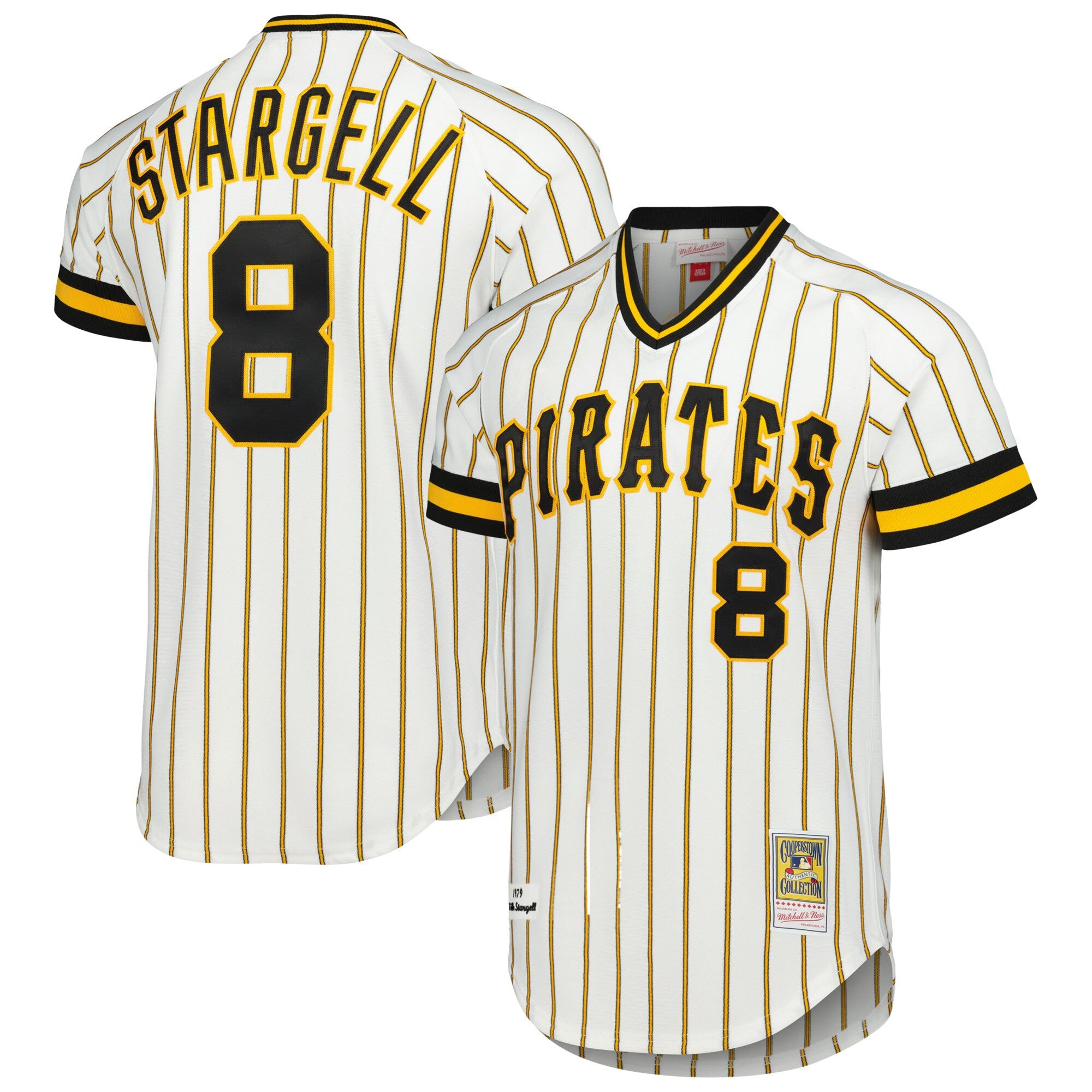 Stargell Pittsburgh Pittsburgh Pirates white Cooperstown jersey