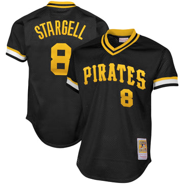 Stargell Pittsburgh Pittsburgh Pirates black Cooperstown jersey