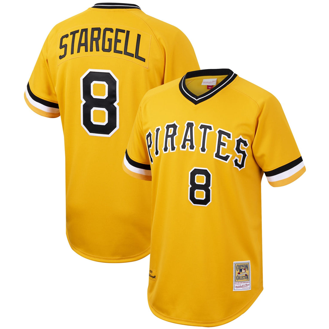 Stargell Pittsburgh Pittsburgh Pirates gold Cooperstown jersey