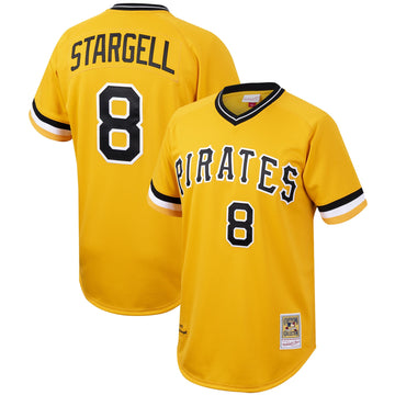Stargell Pittsburgh Pittsburgh Pirates gold Cooperstown jersey