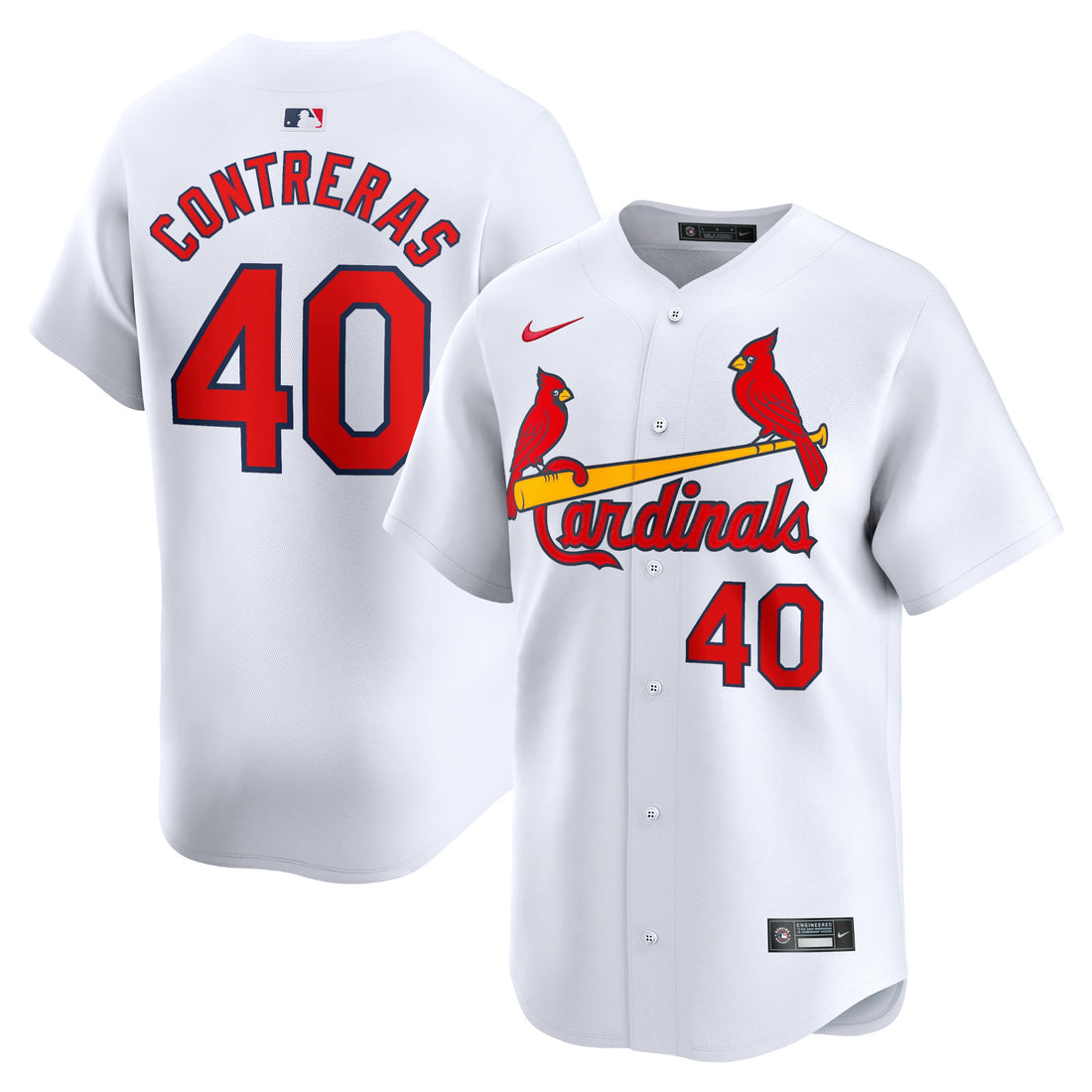 Willson Contreras St. Louis Cardinals white Limited jersey