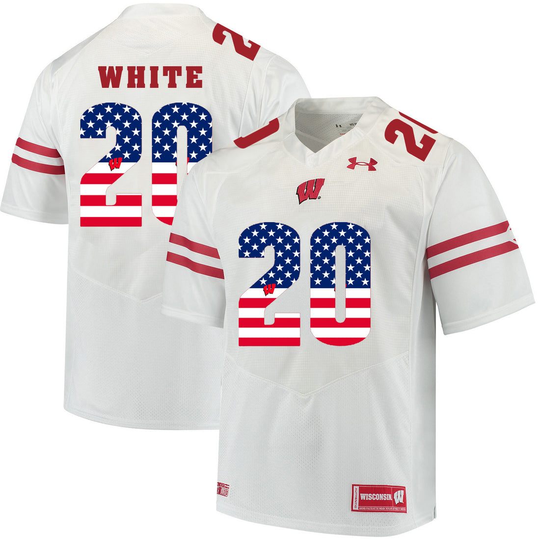 James White Wisconsin Badgers jersey