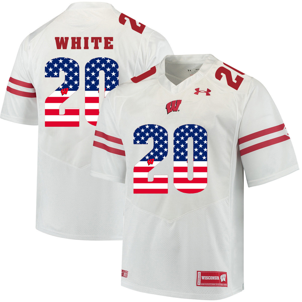 James White Wisconsin Badgers jersey