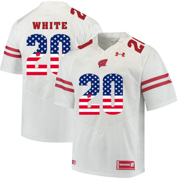 James White Wisconsin Badgers jersey