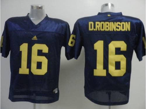 D.Robinson Michigan Wolverines blue jersey