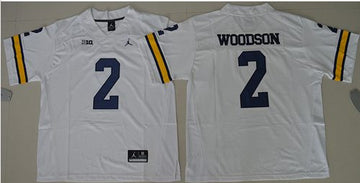 Charles Woodson Michigan Wolverines white jersey