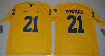 Desmond Howard Michigan Wolverines gold Limited jersey