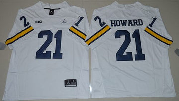 Desmond Howard Michigan Wolverines white jersey