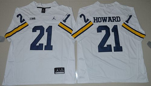 Desmond Howard Michigan Wolverines white jersey