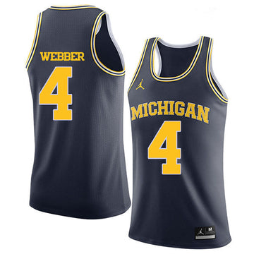 Chris Webber Michigan Wolverines blue Limited jersey