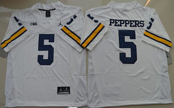 Jabrill Peppers Michigan Wolverines white jersey