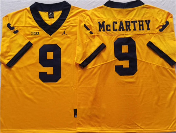 Michigan McCARTHY Michigan Wolverines yellow jersey