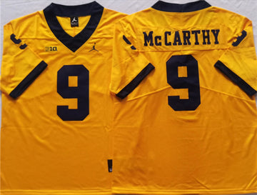 Michigan McCARTHY Michigan Wolverines yellow jersey