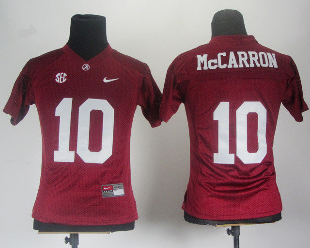 Alabama Crimson Tide red jersey
