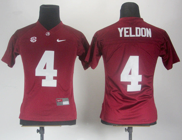 Alabama Crimson Tide red jersey