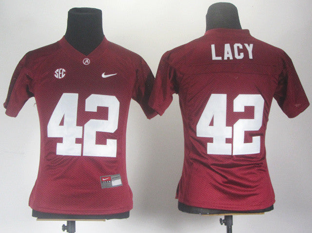 Alabama Crimson Tide red jersey