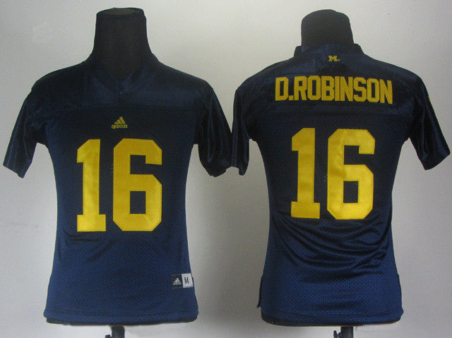 Michigan Wolverines blue jersey