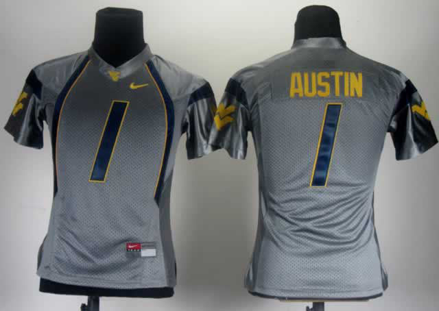 West Virginia Mountaineers grey jersey