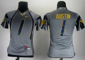 West Virginia Mountaineers grey jersey