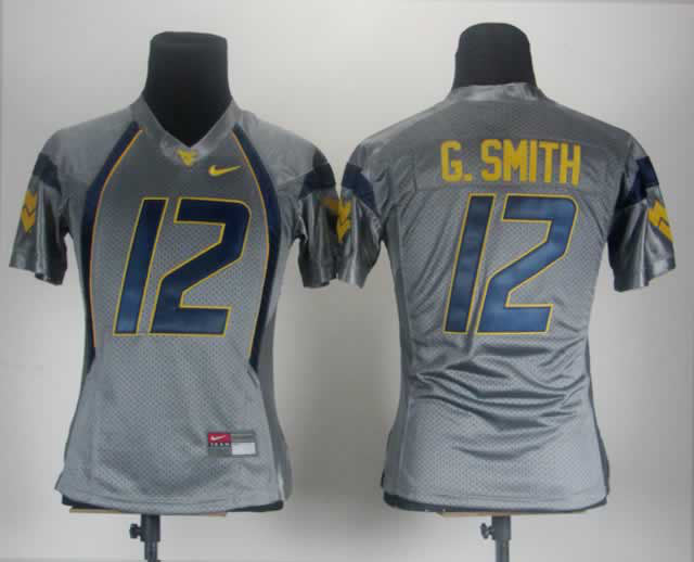 West Virginia Mountaineers grey jersey