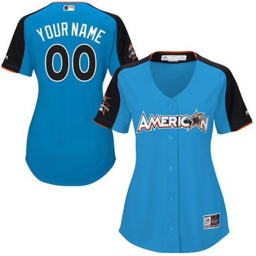 Majestic American League All-Star blue All-Star jersey