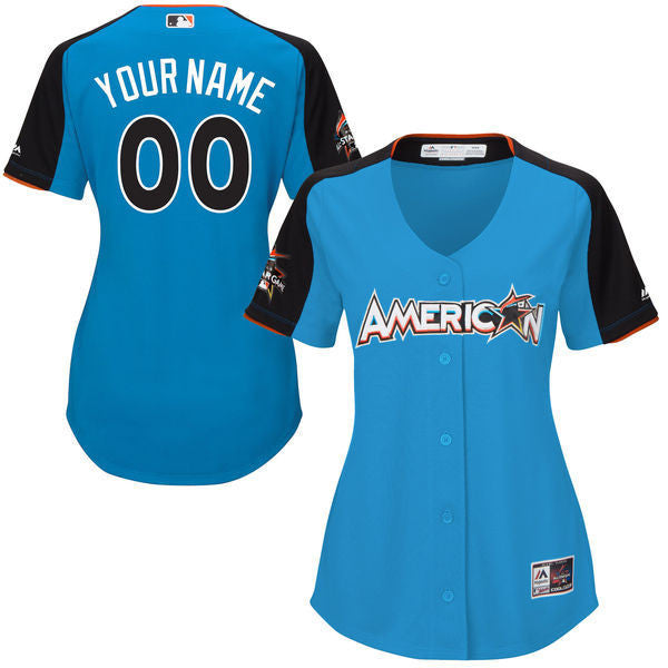 Majestic American League All-Star blue All-Star jersey