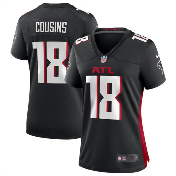 Kirk Cousins Atlanta Falcons black jersey