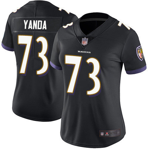 Marshal Yanda Baltimore Ravens black Vapor jersey