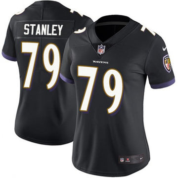 Ronnie Stanley Baltimore Ravens black Vapor jersey
