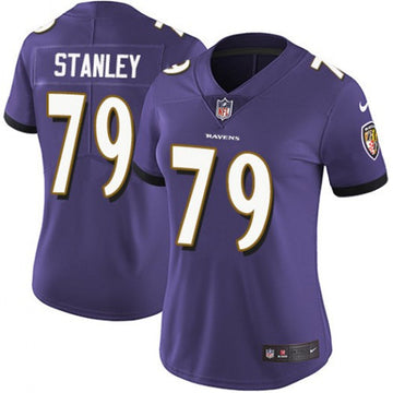 Ronnie Stanley Baltimore Ravens purple Vapor jersey