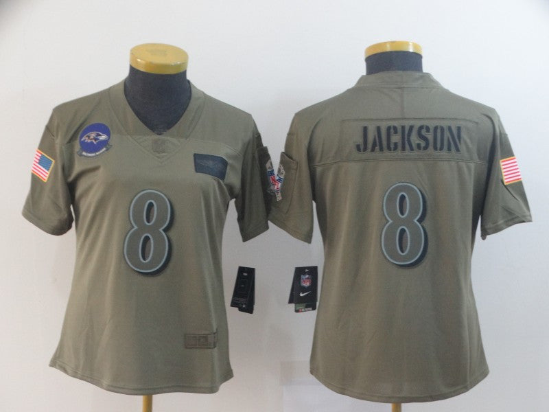 Lamar Jackson Baltimore Ravens camo Salute To Service jersey