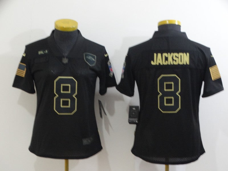 Lamar Jackson Baltimore Ravens black Salute To Service jersey