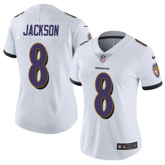 Lamar Jackson Baltimore Ravens white Vapor jersey