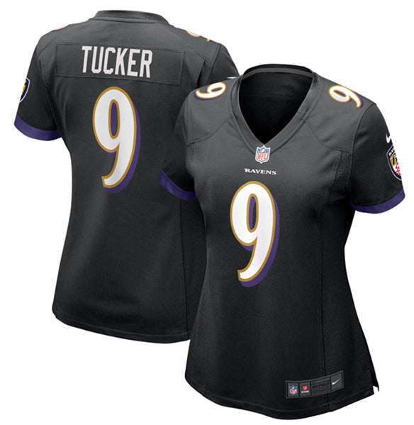 Justin Tucker Baltimore Ravens black Vapor jersey