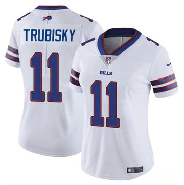 Mitch Trubisky Buffalo Bills white Vapor jersey