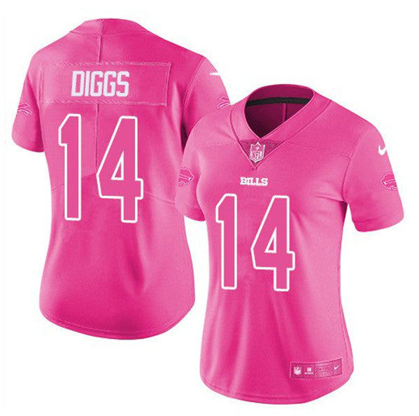 Stefon Diggs Buffalo Bills pink Vapor jersey