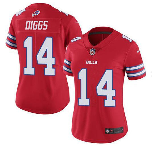 Stefon Diggs Buffalo Bills red Vapor jersey