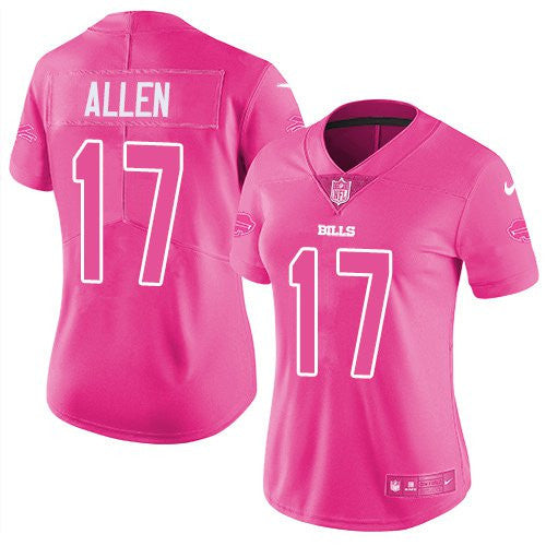 Josh Allen Buffalo Bills pink Vapor jersey