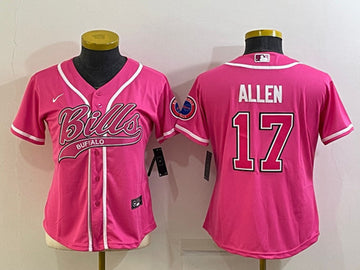 Josh Allen Buffalo Bills pink jersey
