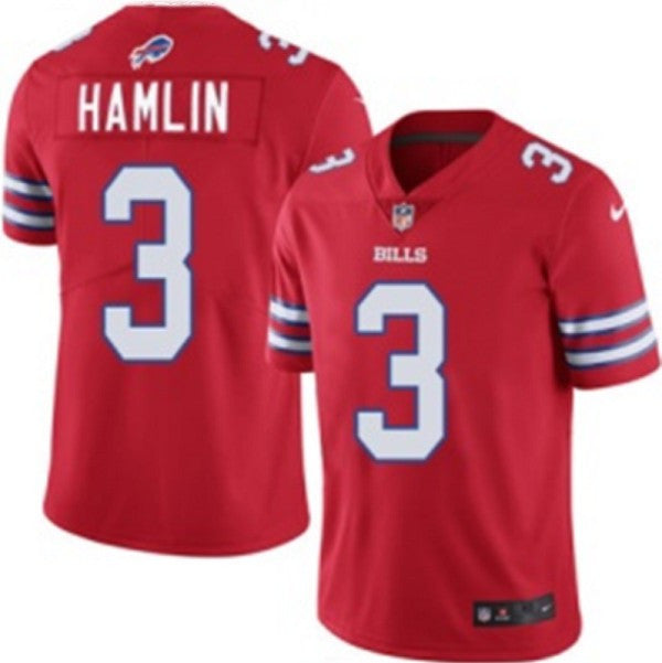 Damar Hamlin Buffalo Bills red Vapor jersey