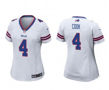 James Cook Buffalo Bills white jersey