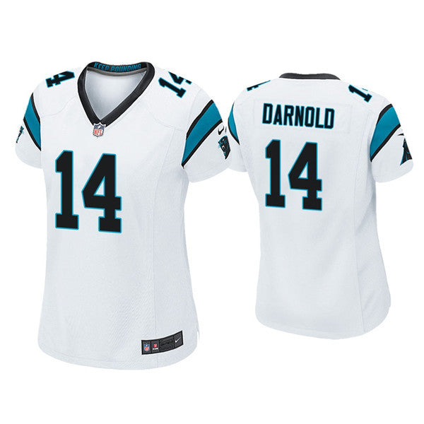 Sam Darnold Carolina Panthers white Vapor jersey